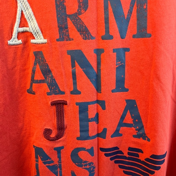 Vintage ARMANI JEANS T-Shirt - Men's XL - No Longer Made - Rare Collectible Item - Picture 3 of 6